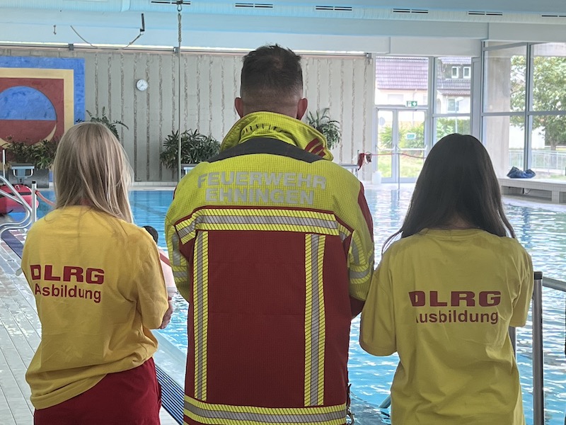 Eine starke Zusammenarbeit: DLRG Dagersheim und Feuerwehr Ehningen